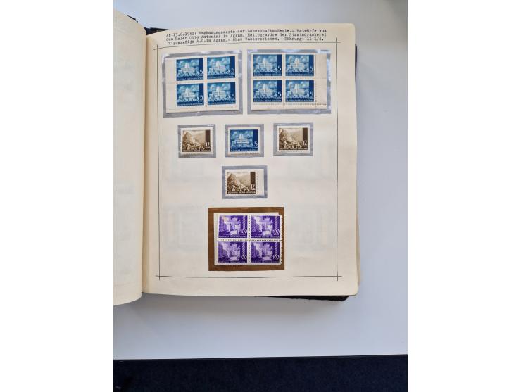 Yugoslavia and Croatia: 1919/44, unused and used old collection, partly specialized with multiples and varieties, some items 