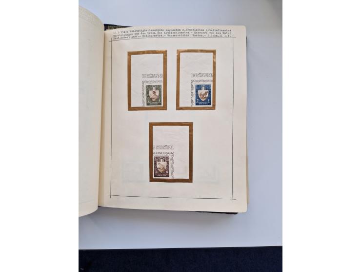 Yugoslavia and Croatia: 1919/44, unused and used old collection, partly specialized with multiples and varieties, some items 