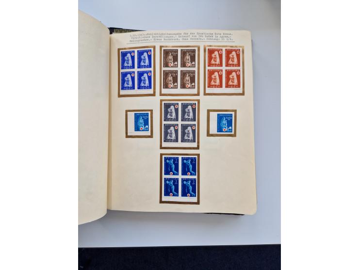 Yugoslavia and Croatia: 1919/44, unused and used old collection, partly specialized with multiples and varieties, some items 