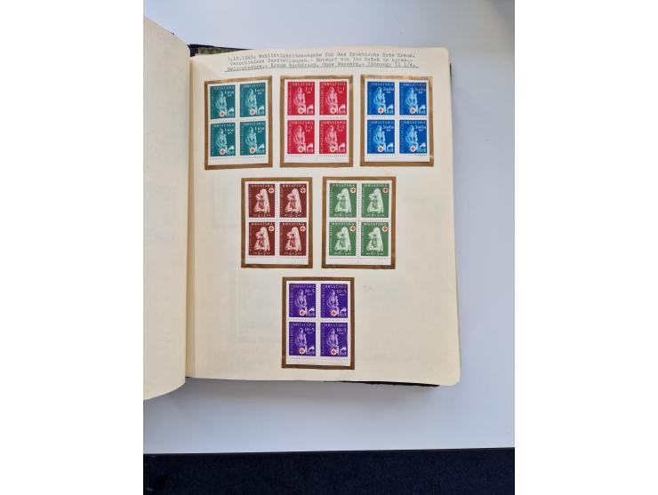 Yugoslavia and Croatia: 1919/44, unused and used old collection, partly specialized with multiples and varieties, some items 