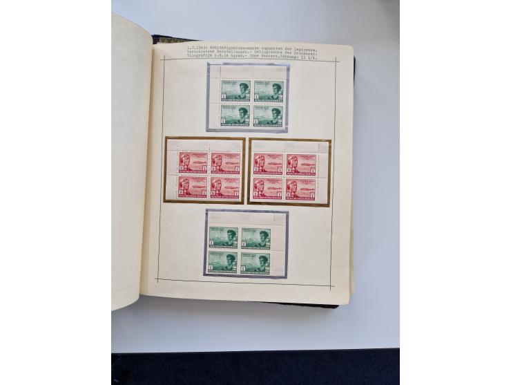 Yugoslavia and Croatia: 1919/44, unused and used old collection, partly specialized with multiples and varieties, some items 