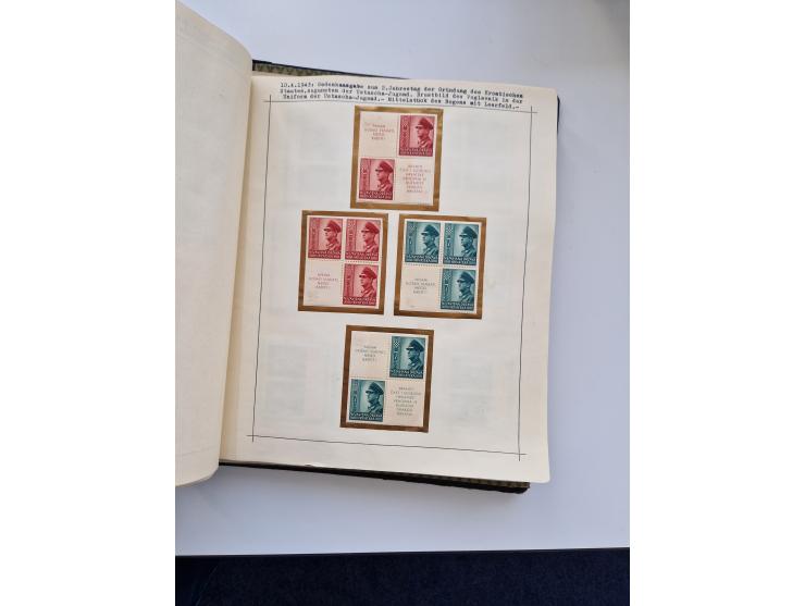 Yugoslavia and Croatia: 1919/44, unused and used old collection, partly specialized with multiples and varieties, some items 