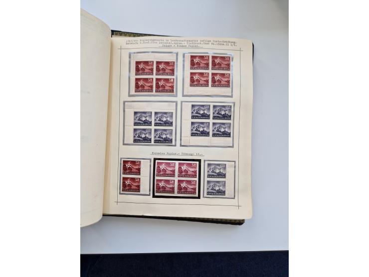 Yugoslavia and Croatia: 1919/44, unused and used old collection, partly specialized with multiples and varieties, some items 