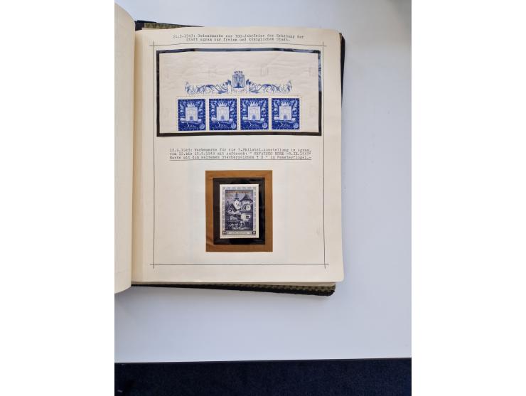 Yugoslavia and Croatia: 1919/44, unused and used old collection, partly specialized with multiples and varieties, some items 