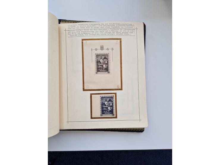 Yugoslavia and Croatia: 1919/44, unused and used old collection, partly specialized with multiples and varieties, some items 