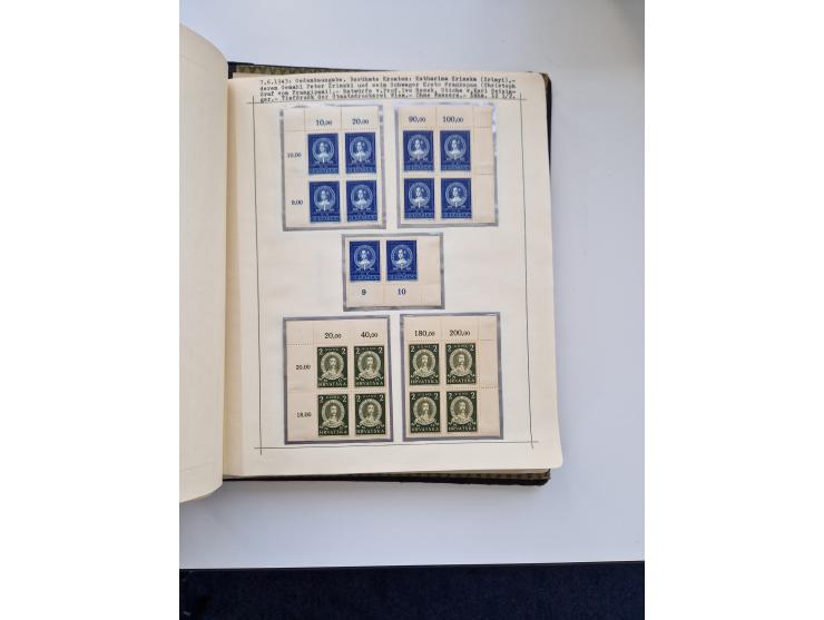 Yugoslavia and Croatia: 1919/44, unused and used old collection, partly specialized with multiples and varieties, some items 