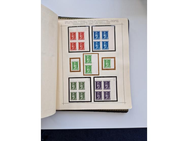 Yugoslavia and Croatia: 1919/44, unused and used old collection, partly specialized with multiples and varieties, some items 