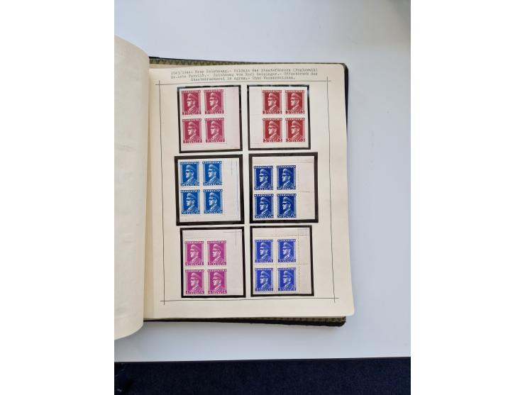 Yugoslavia and Croatia: 1919/44, unused and used old collection, partly specialized with multiples and varieties, some items 