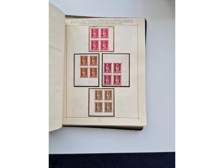 Yugoslavia and Croatia: 1919/44, unused and used old collection, partly specialized with multiples and varieties, some items 