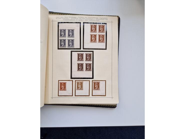 Yugoslavia and Croatia: 1919/44, unused and used old collection, partly specialized with multiples and varieties, some items 