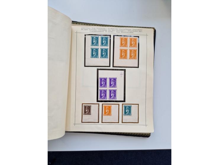 Yugoslavia and Croatia: 1919/44, unused and used old collection, partly specialized with multiples and varieties, some items 