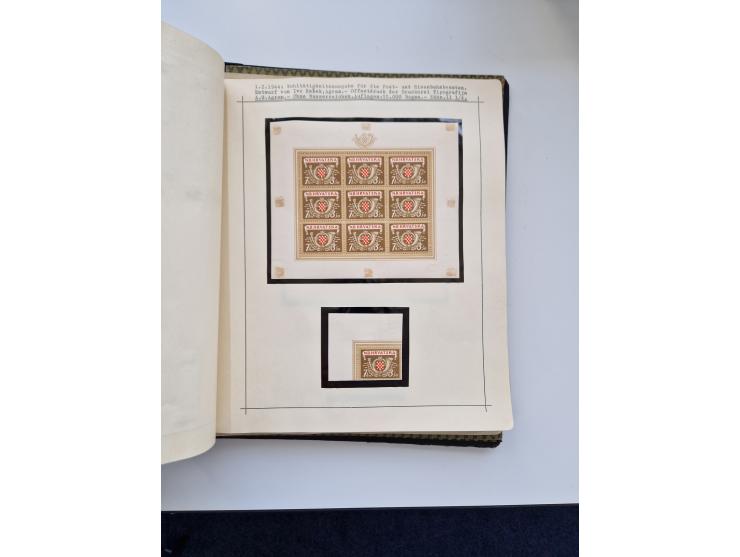 Yugoslavia and Croatia: 1919/44, unused and used old collection, partly specialized with multiples and varieties, some items 