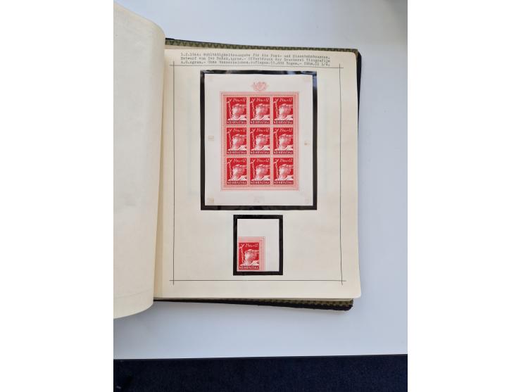 Yugoslavia and Croatia: 1919/44, unused and used old collection, partly specialized with multiples and varieties, some items 