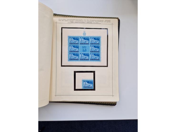 Yugoslavia and Croatia: 1919/44, unused and used old collection, partly specialized with multiples and varieties, some items 