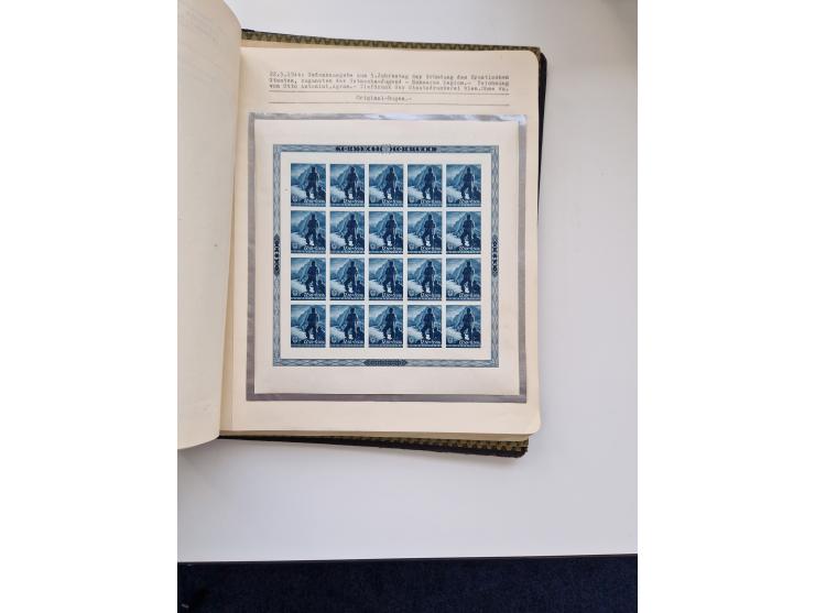 Yugoslavia and Croatia: 1919/44, unused and used old collection, partly specialized with multiples and varieties, some items 