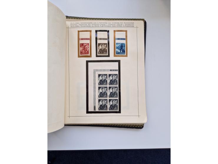 Yugoslavia and Croatia: 1919/44, unused and used old collection, partly specialized with multiples and varieties, some items 