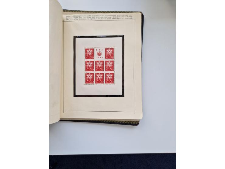 Yugoslavia and Croatia: 1919/44, unused and used old collection, partly specialized with multiples and varieties, some items 