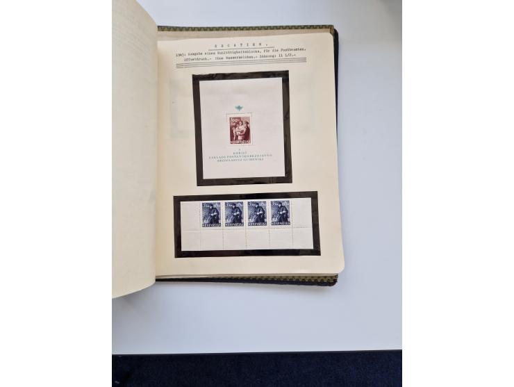 Yugoslavia and Croatia: 1919/44, unused and used old collection, partly specialized with multiples and varieties, some items 