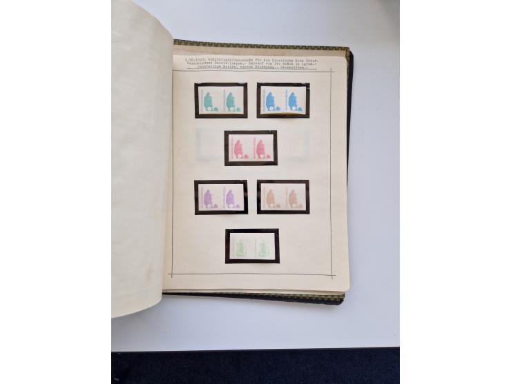 Yugoslavia and Croatia: 1919/44, unused and used old collection, partly specialized with multiples and varieties, some items 