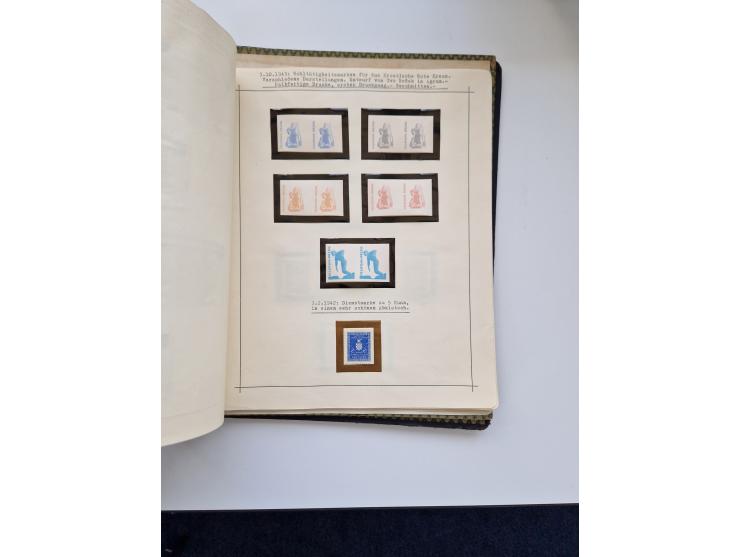 Yugoslavia and Croatia: 1919/44, unused and used old collection, partly specialized with multiples and varieties, some items 