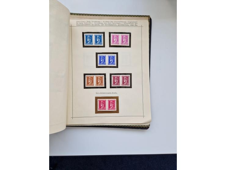 Yugoslavia and Croatia: 1919/44, unused and used old collection, partly specialized with multiples and varieties, some items 