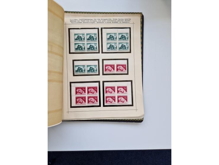 Yugoslavia and Croatia: 1919/44, unused and used old collection, partly specialized with multiples and varieties, some items 