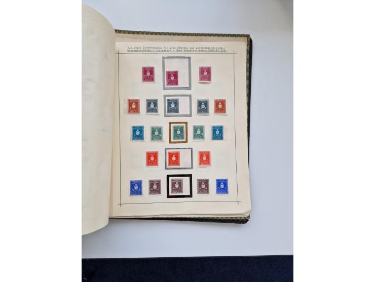 Yugoslavia and Croatia: 1919/44, unused and used old collection, partly specialized with multiples and varieties, some items 