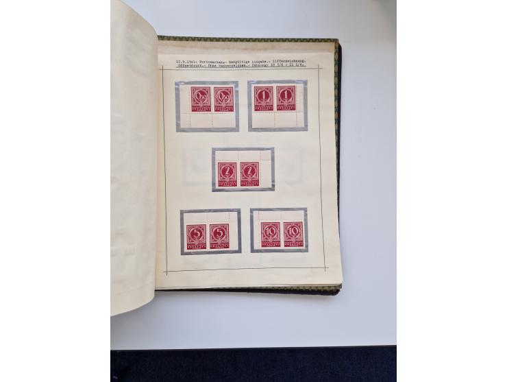 Yugoslavia and Croatia: 1919/44, unused and used old collection, partly specialized with multiples and varieties, some items 