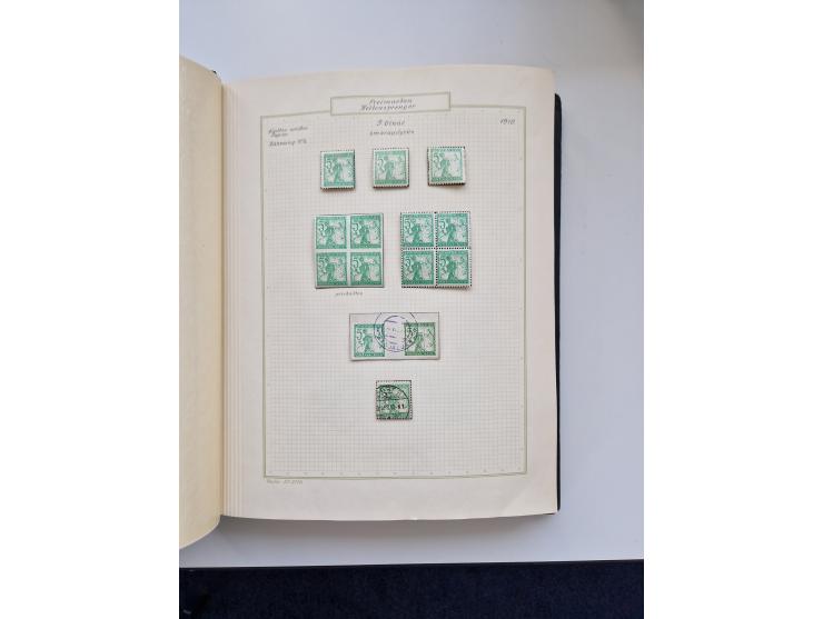 Yugoslavia and Croatia: 1919/44, unused and used old collection, partly specialized with multiples and varieties, some items 