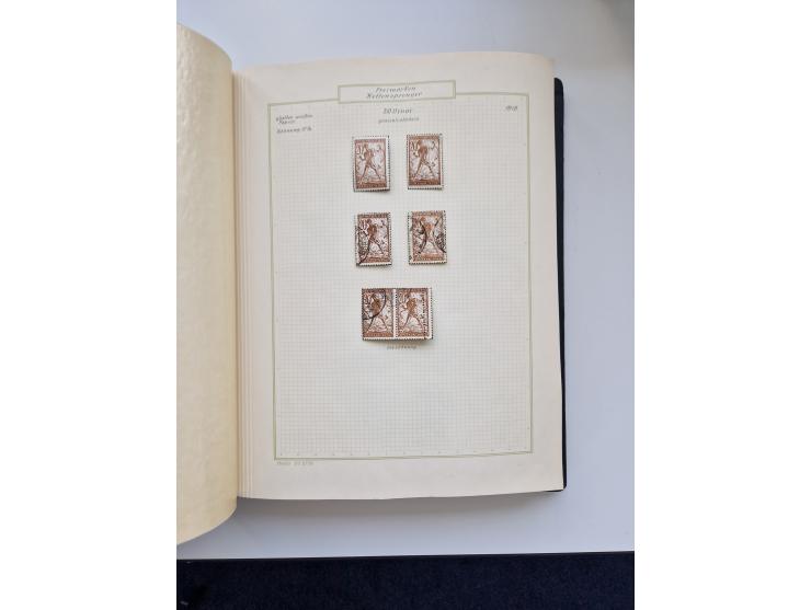 Yugoslavia and Croatia: 1919/44, unused and used old collection, partly specialized with multiples and varieties, some items 