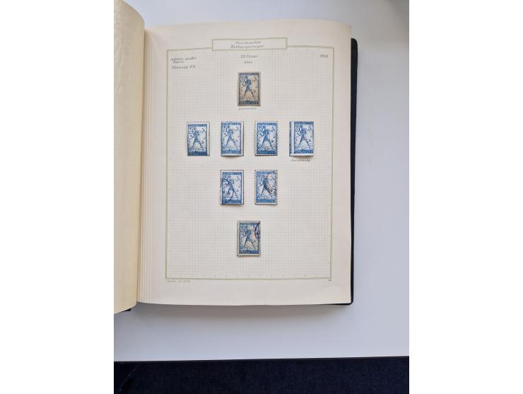 Yugoslavia and Croatia: 1919/44, unused and used old collection, partly specialized with multiples and varieties, some items 