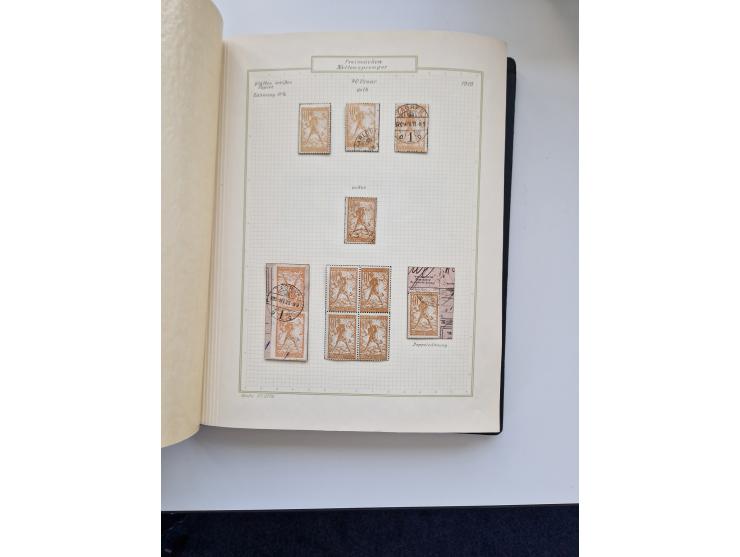 Yugoslavia and Croatia: 1919/44, unused and used old collection, partly specialized with multiples and varieties, some items 