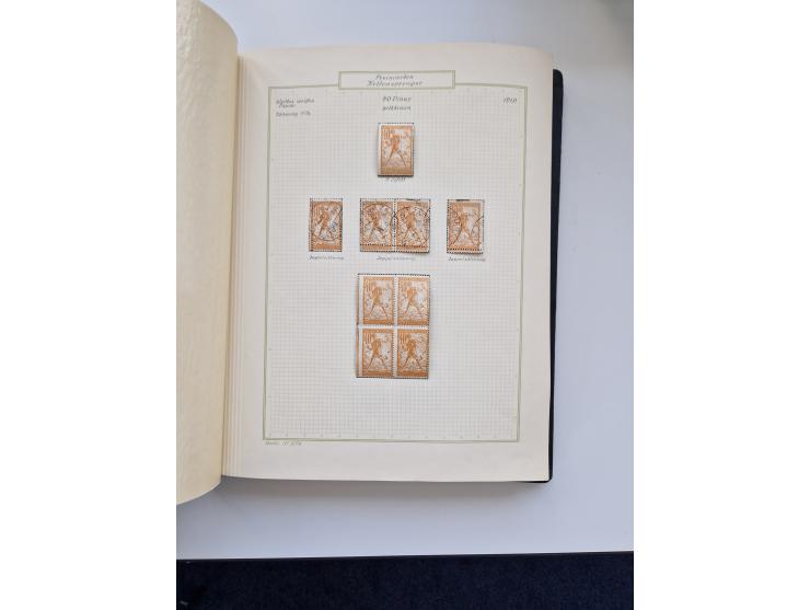 Yugoslavia and Croatia: 1919/44, unused and used old collection, partly specialized with multiples and varieties, some items 