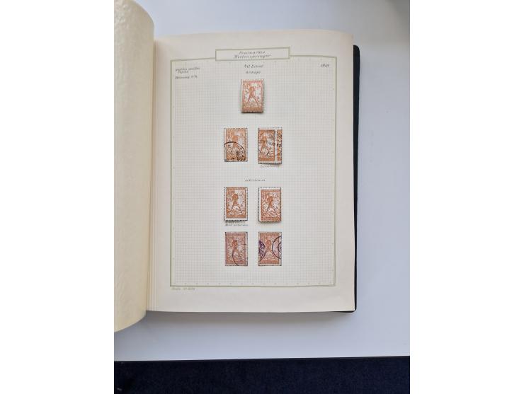 Yugoslavia and Croatia: 1919/44, unused and used old collection, partly specialized with multiples and varieties, some items 