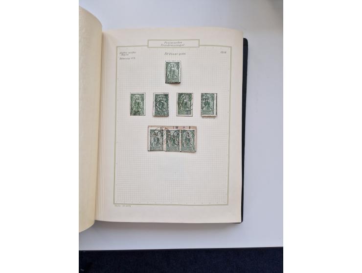 Yugoslavia and Croatia: 1919/44, unused and used old collection, partly specialized with multiples and varieties, some items 