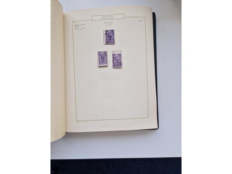 Yugoslavia and Croatia: 1919/44, unused and used old collection, partly specialized with multiples and varieties, some items 