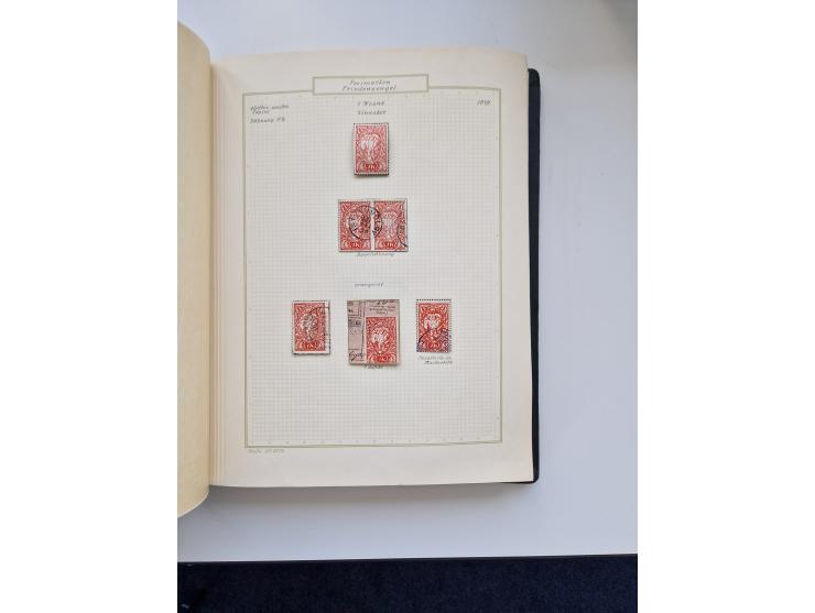 Yugoslavia and Croatia: 1919/44, unused and used old collection, partly specialized with multiples and varieties, some items 
