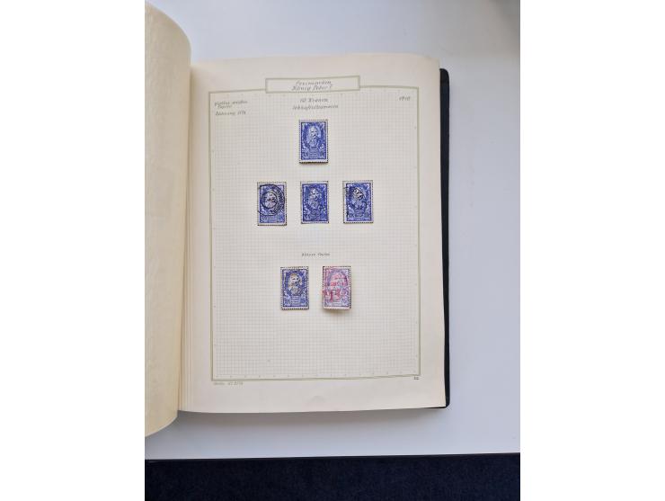 Yugoslavia and Croatia: 1919/44, unused and used old collection, partly specialized with multiples and varieties, some items 