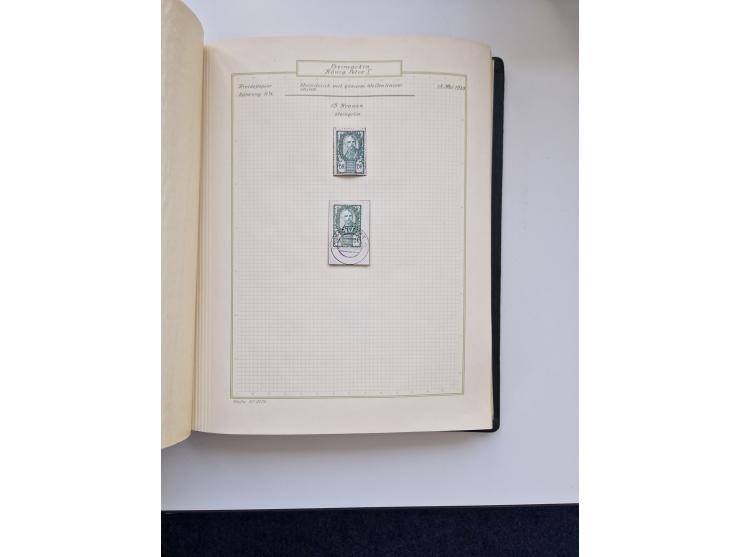 Yugoslavia and Croatia: 1919/44, unused and used old collection, partly specialized with multiples and varieties, some items 