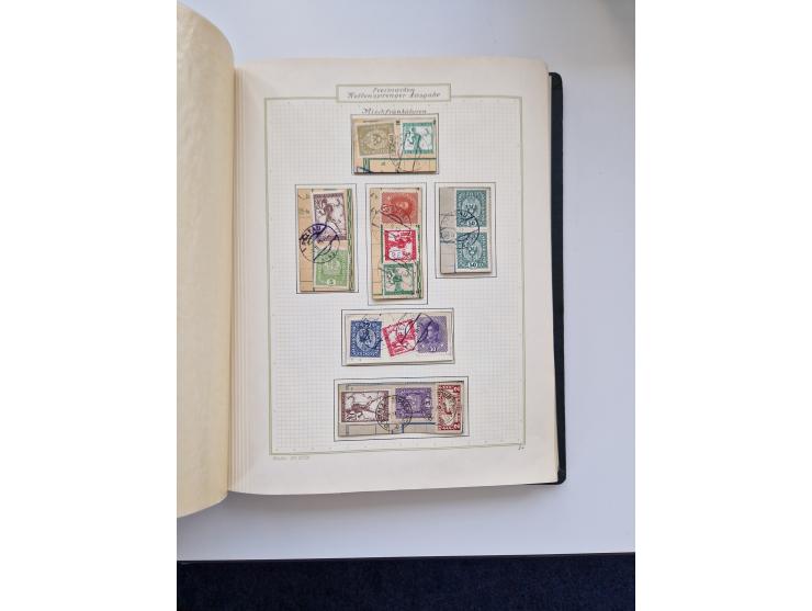 Yugoslavia and Croatia: 1919/44, unused and used old collection, partly specialized with multiples and varieties, some items 