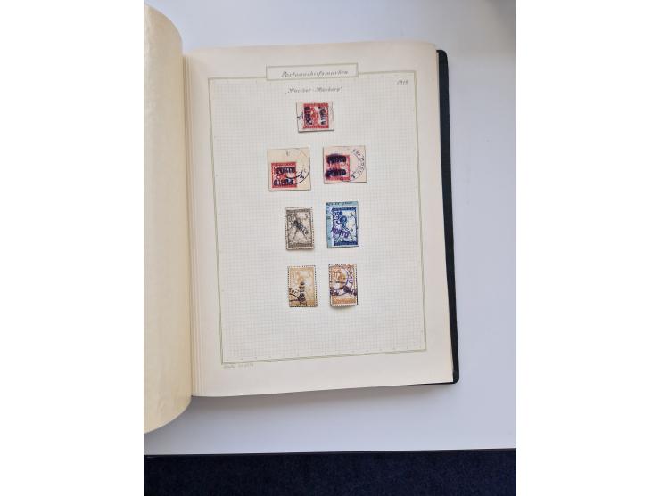 Yugoslavia and Croatia: 1919/44, unused and used old collection, partly specialized with multiples and varieties, some items 