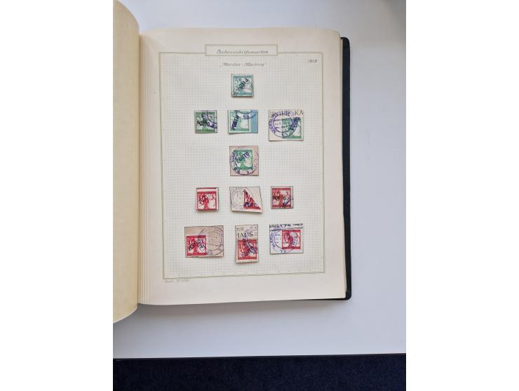 Yugoslavia and Croatia: 1919/44, unused and used old collection, partly specialized with multiples and varieties, some items 