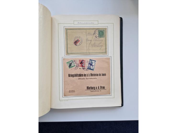 Yugoslavia and Croatia: 1919/44, unused and used old collection, partly specialized with multiples and varieties, some items 