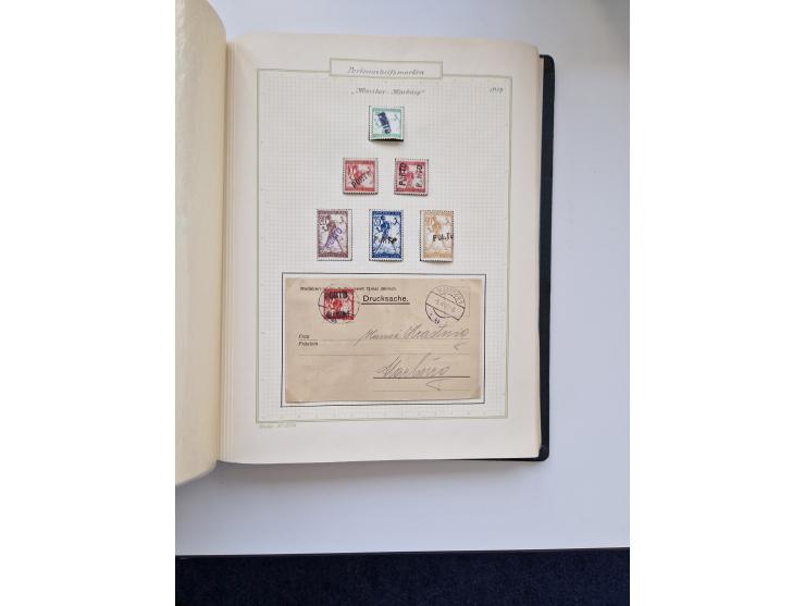 Yugoslavia and Croatia: 1919/44, unused and used old collection, partly specialized with multiples and varieties, some items 