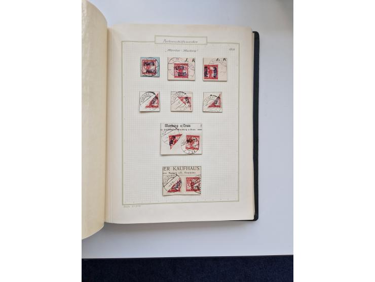 Yugoslavia and Croatia: 1919/44, unused and used old collection, partly specialized with multiples and varieties, some items 