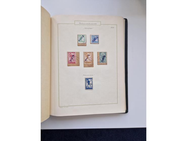 Yugoslavia and Croatia: 1919/44, unused and used old collection, partly specialized with multiples and varieties, some items 