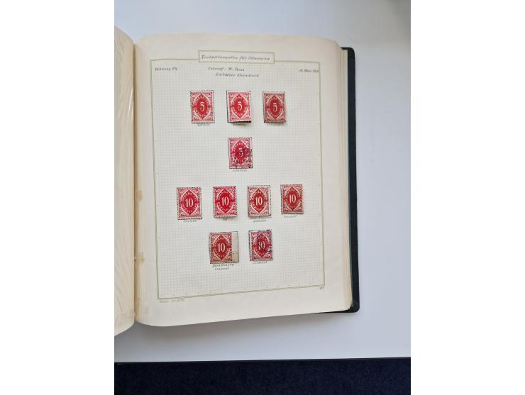 Yugoslavia and Croatia: 1919/44, unused and used old collection, partly specialized with multiples and varieties, some items 