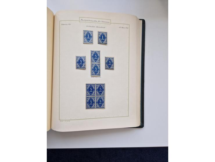 Yugoslavia and Croatia: 1919/44, unused and used old collection, partly specialized with multiples and varieties, some items 