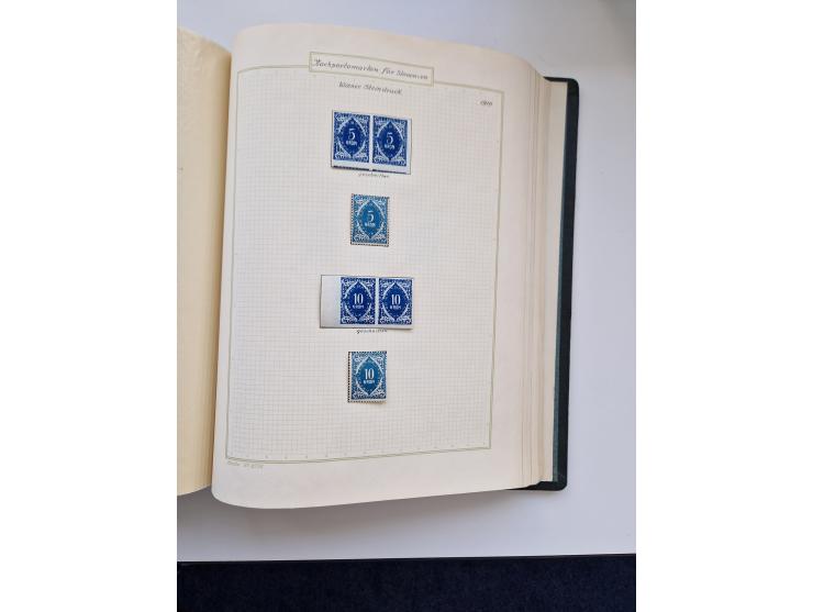 Yugoslavia and Croatia: 1919/44, unused and used old collection, partly specialized with multiples and varieties, some items 