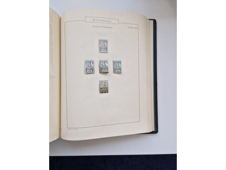 Yugoslavia and Croatia: 1919/44, unused and used old collection, partly specialized with multiples and varieties, some items 